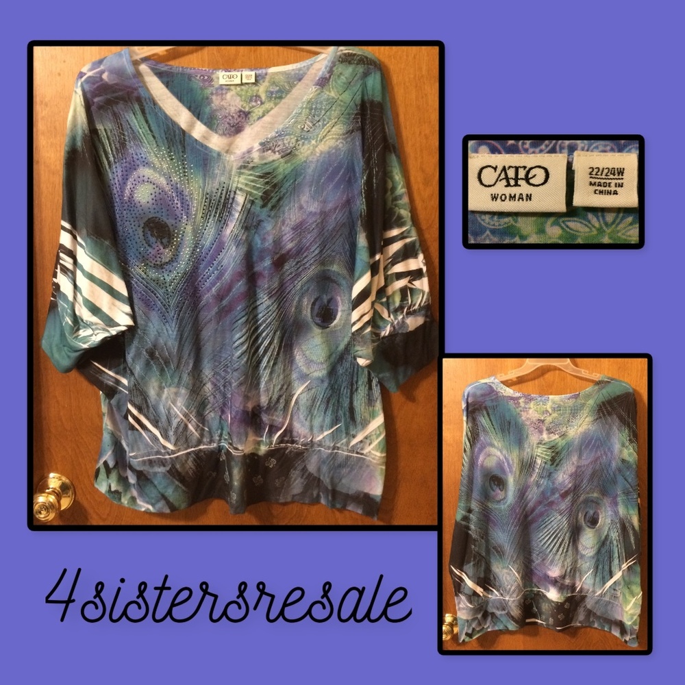 Cute plus size top by Cato size 22/24